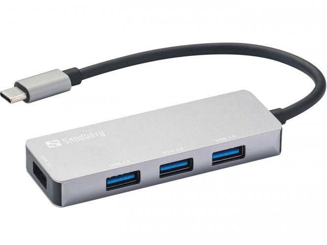 Sandberg USB-C Hub 1xUSB3.0+3x2.0 SAVER USB-C Hub 1xUSB3.0+3x2.0 