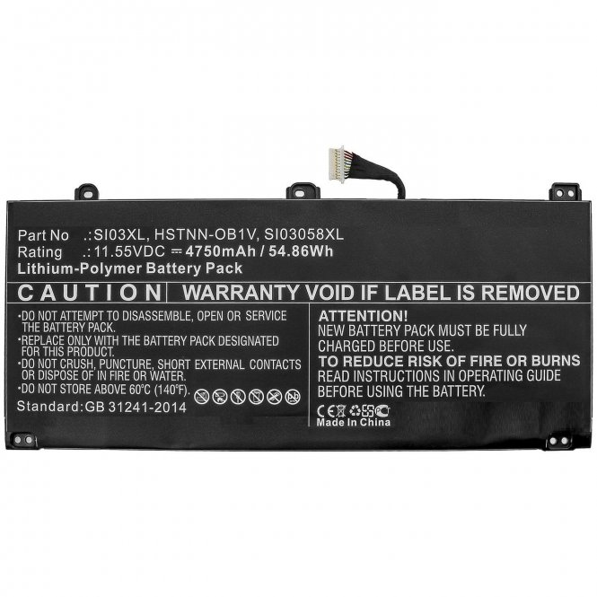 CoreParts Laptop Battery for HP 54.86Wh 