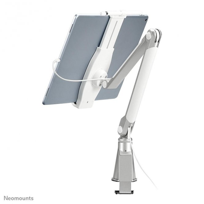 Neomounts Tablet Desk Stand - Silver tablet desk stand, Clamp, 1 