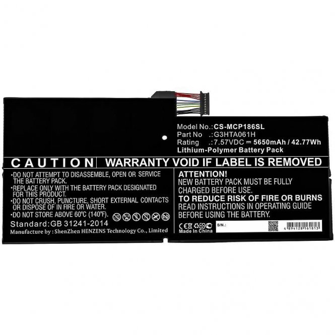 CoreParts Battery 42.77Wh Li-Pol 7.57V 