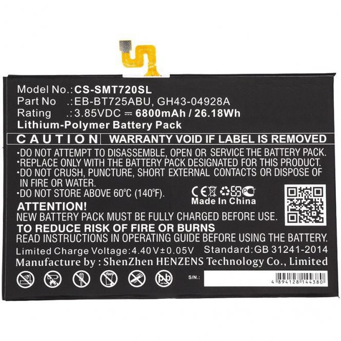 CoreParts Battery 26.18Wh Li-Pol 3.85V