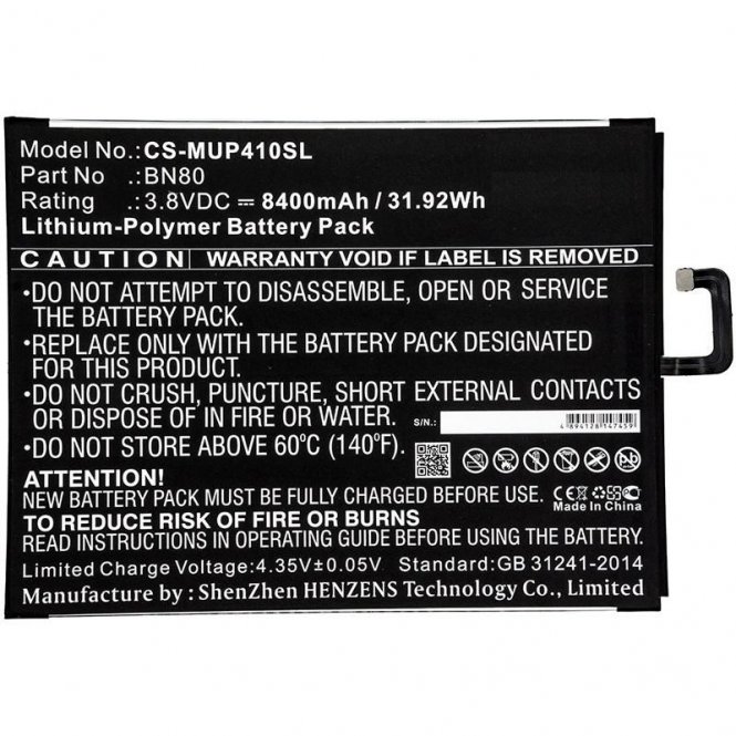 CoreParts Battery 31.92Wh Li-Pol 3.8V  - disponible 48 / 72h 