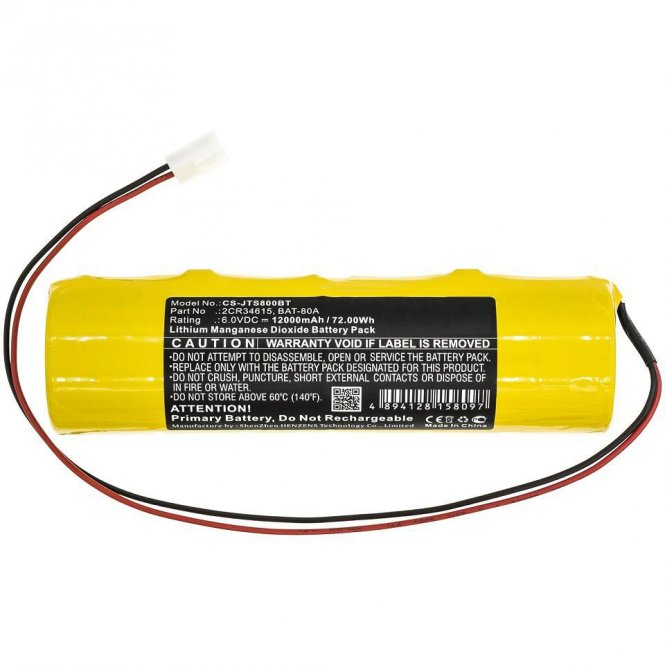 CoreParts Battery 72Wh Li-MnO2 6V 