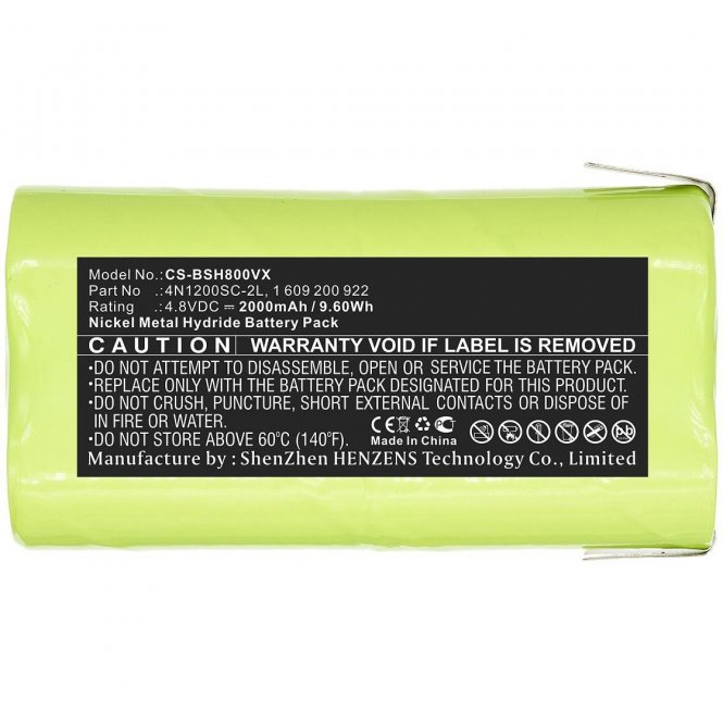 CoreParts Battery 9.60Wh Ni-Mh 4.8V 