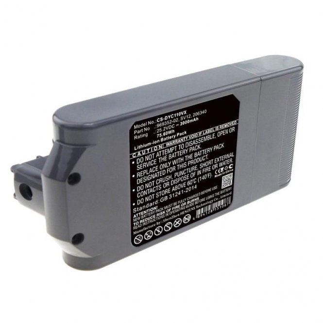 CoreParts Battery 75.60Wh Li-ion 25.2V 