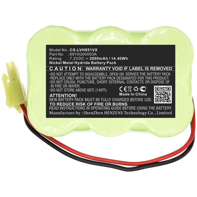 CoreParts Battery 14.40Wh Ni-Mh 7.2V 