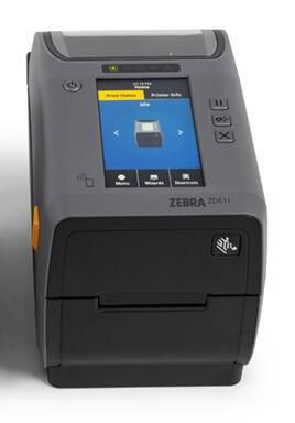 Zebra Thermal Transfer Printer  (74M) ZD611, Color Touch LCD 