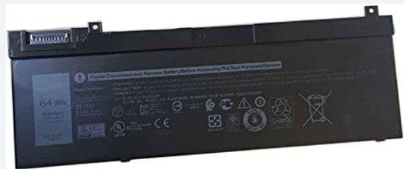 Dell Battery, 64WHR, 4 Cell, 