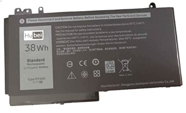 Dell Battery, 38WHR, 3 Cell, 