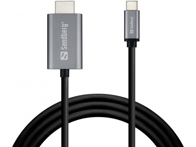 Sandberg USB-C to HDMI Cable 2M USB-C to HDMI Cable 2M, 2 m, 