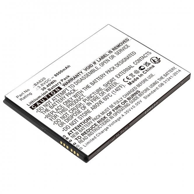 CoreParts Battery 30.40Wh Li-ion 3.8V 