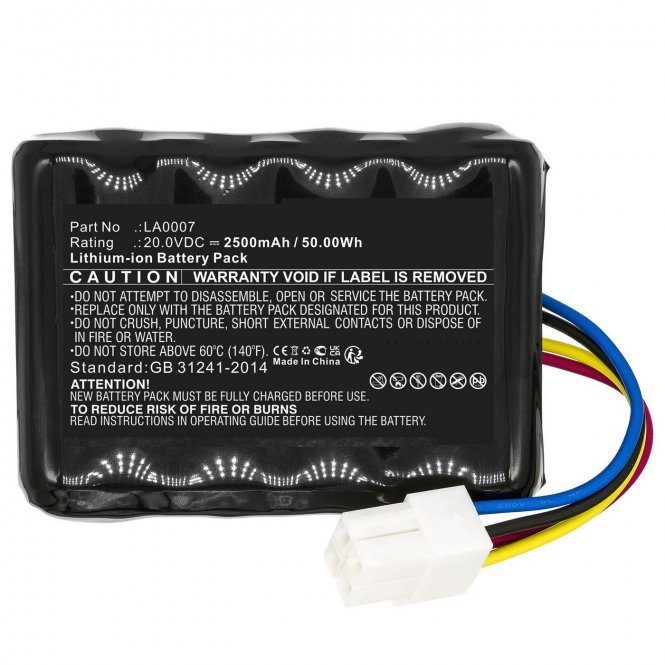 CoreParts Battery 50.00Wh Li-ion 20.0V