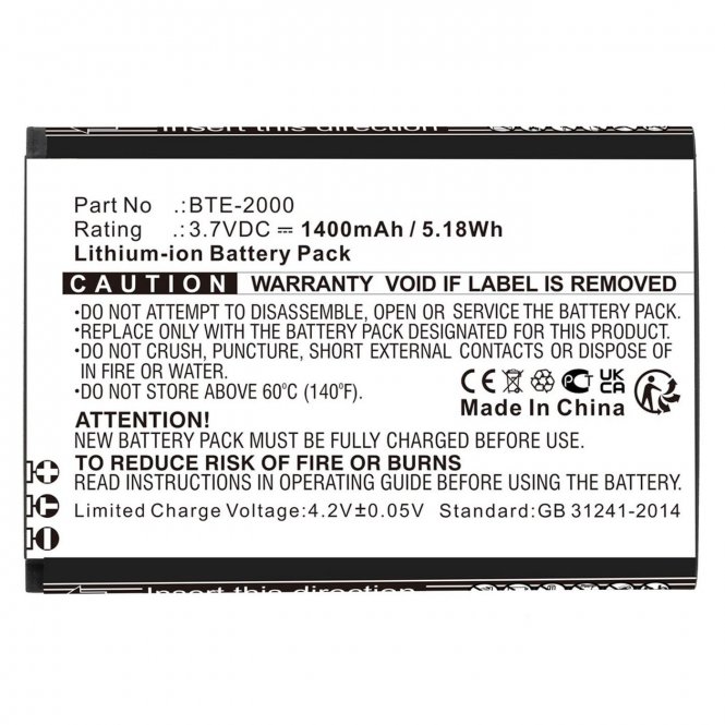 CoreParts Battery 5.18Wh Li-ion 3.7V 