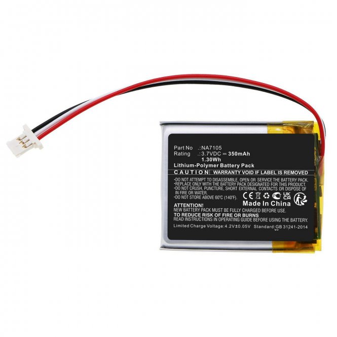 CoreParts Battery 1.30Wh Li-Pol 3.7V 