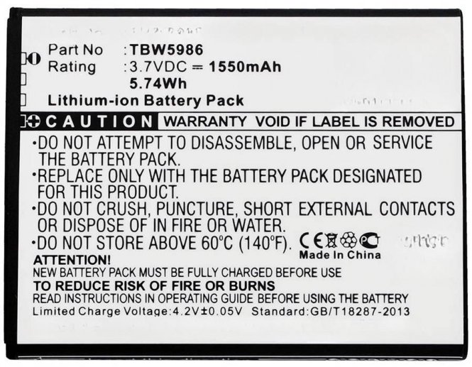 CoreParts Battery for Mobile 5.74Wh - disponible 48 / 72h