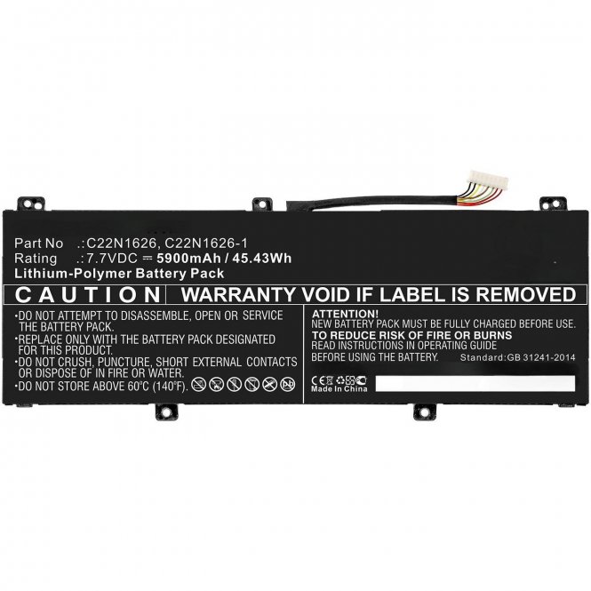 CoreParts Laptop Battery for Asus - disponible 48 / 72h