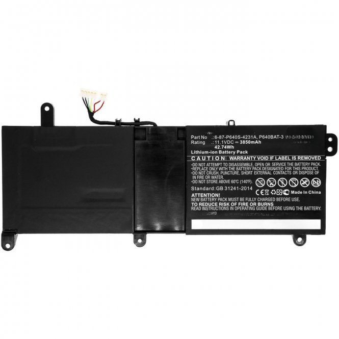 CoreParts Laptop Battery for Clevo - disponible 48 / 72h