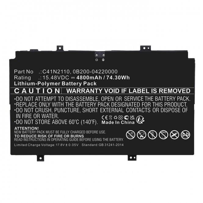 CoreParts Laptop Battery for Asus 
