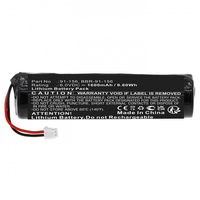 CoreParts Battery 9.60Wh Lithium 6.0V 