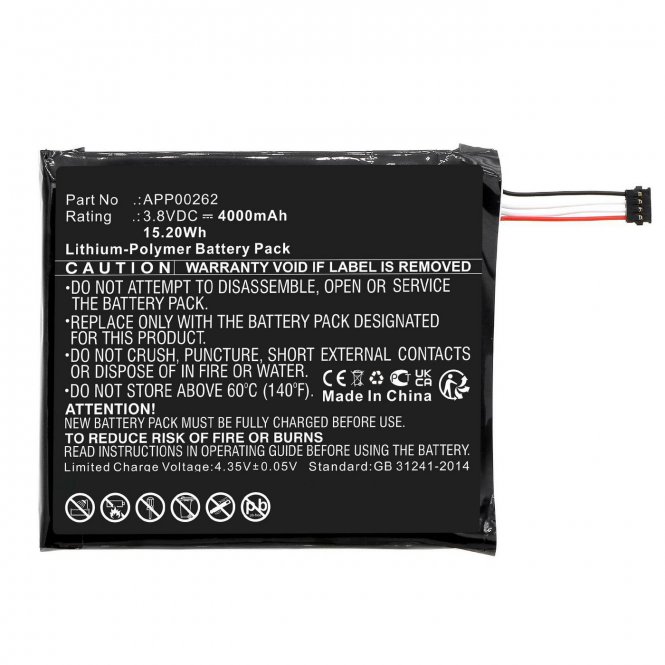 CoreParts Battery 15.20Wh Li-Polymer