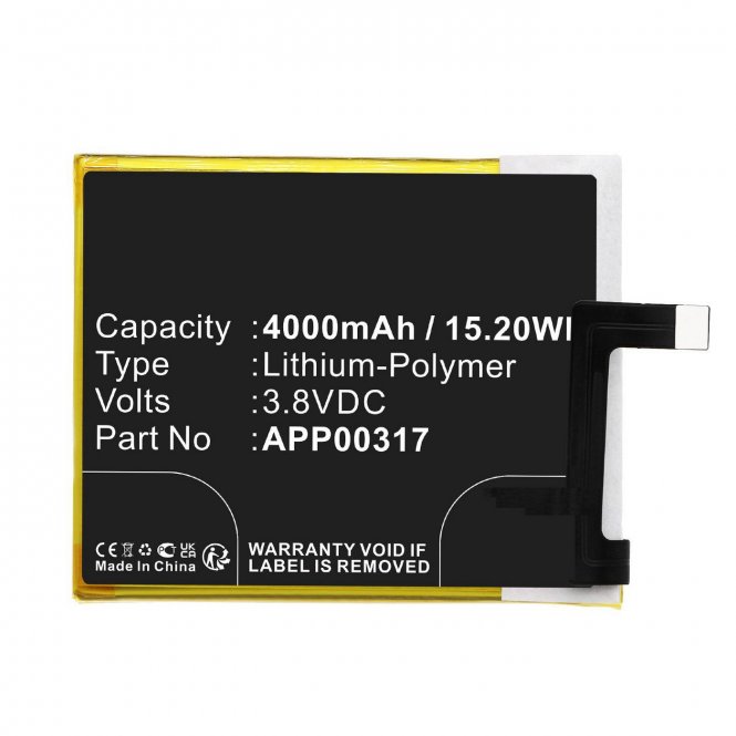 CoreParts Battery 15.20Wh Li-Polymer 