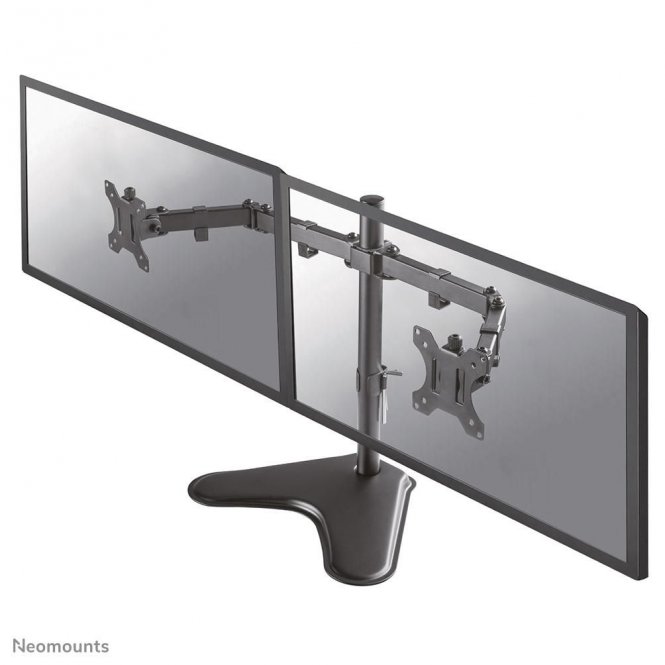 Neomounts Full Motion Dual Desk Stand  For Two 10-32" Monitor 