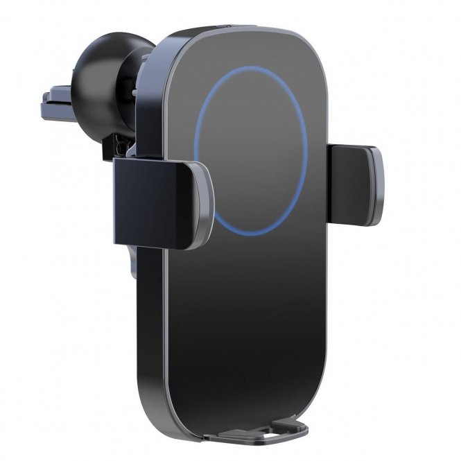 Techly Qi Wireless Car Charger With  Sucker With Automatic 