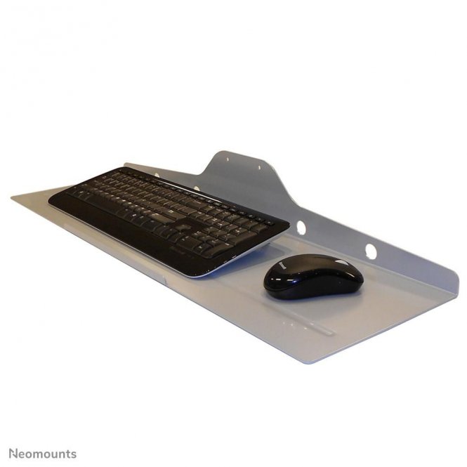 Neomounts by Newstar Universal Keyboard & Mouse  Shelf (width: 75 cm) - Silver 