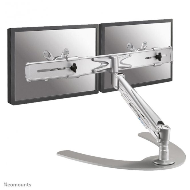 Neomounts by Newstar full motion dual desk stand  for two 10-24" monitor 