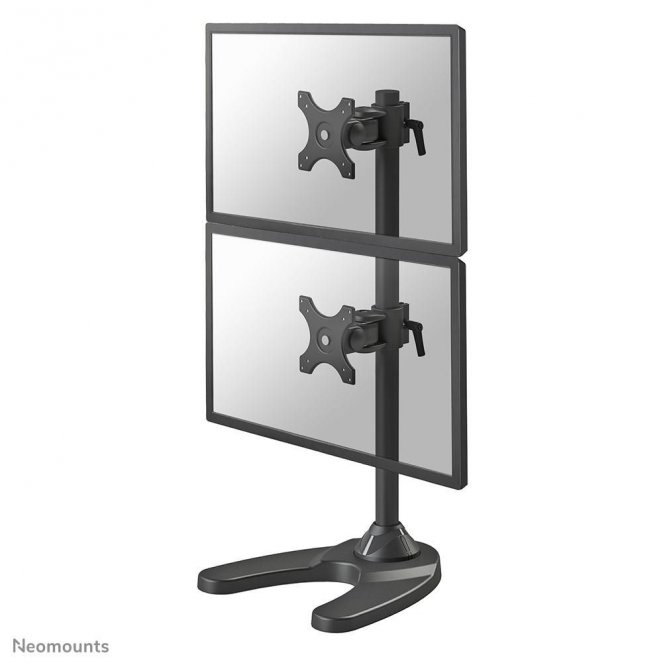 Neomounts Tilt/Turn/Rotate Dual Monitor  Desk Mount (Stand & Grommet) 