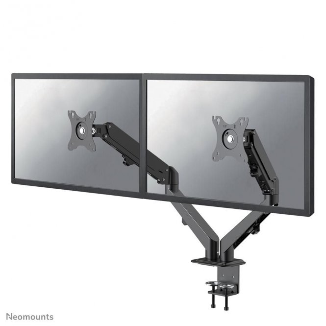 Neomounts DS70-700BL2, Dual Monitor Arm  for 17-27" Monitors, Max 2-7 