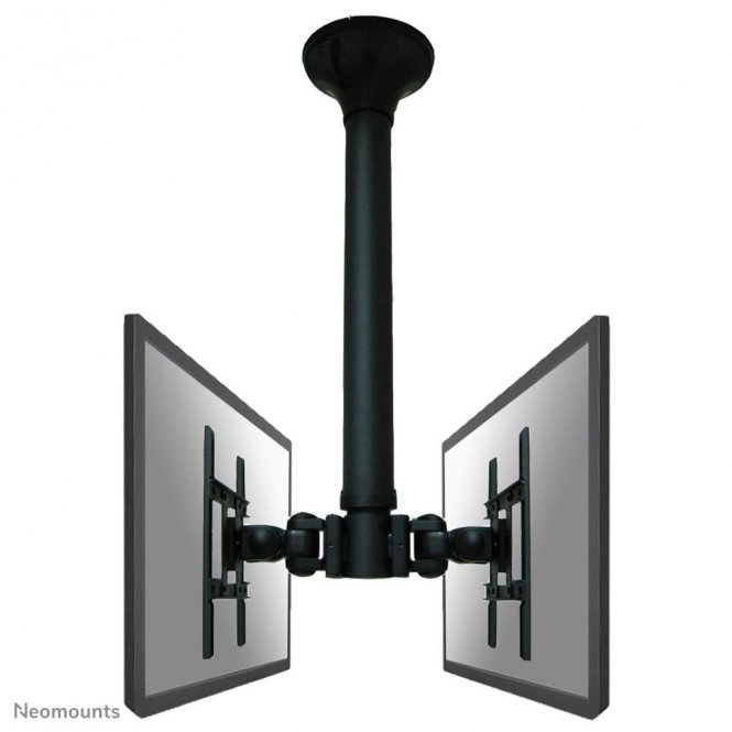 Neomounts Tv/Monitor Ceiling Mount For  Dual 10"-40" Screens (Back To 