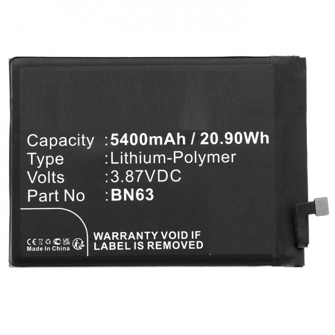 CoreParts Battery 20.90Wh 3.87V 5400mAh 