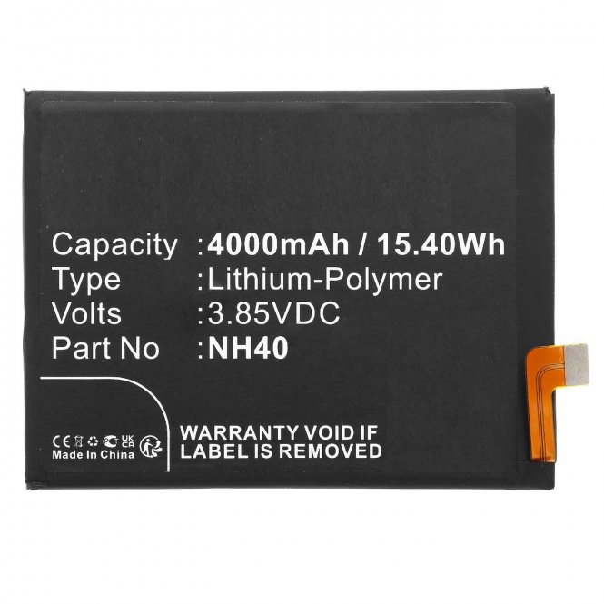 CoreParts Battery 15.40Wh 3.85V 4000mAh 