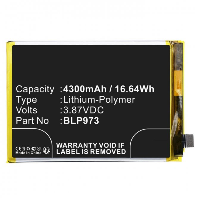 CoreParts Battery 16.64Wh 3.87V 4300mAh 