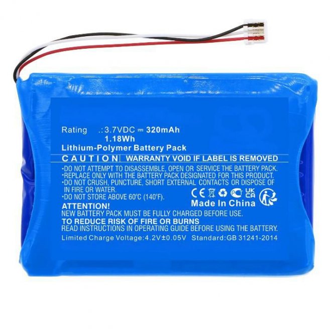 CoreParts Battery 1.18Wh Li-Polymer
