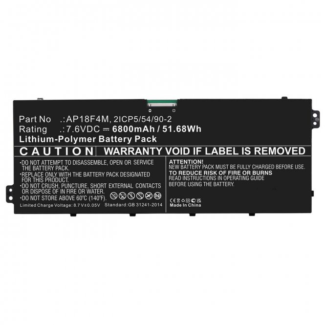 CoreParts Laptop Battery for Acer  - disponible 48 / 72h 