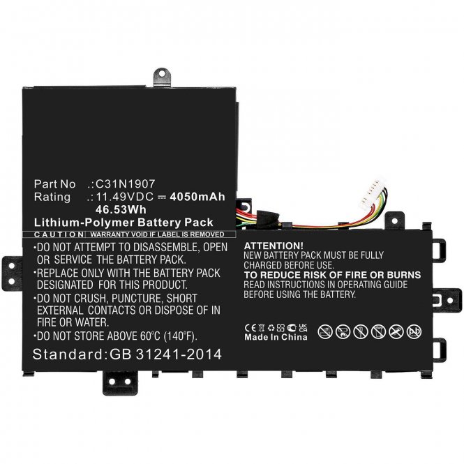 CoreParts Laptop Battery for Asus 