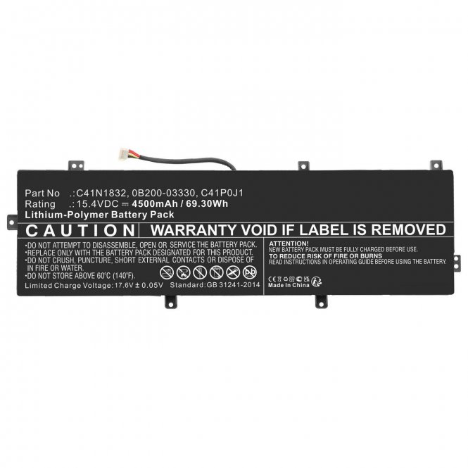 CoreParts Battery 69.30Wh Li-Polymer - disponible 48 / 72h