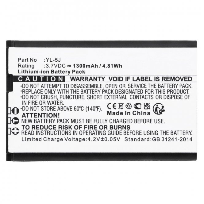 CoreParts Battery 4.81Wh Li-ion 3.7V 