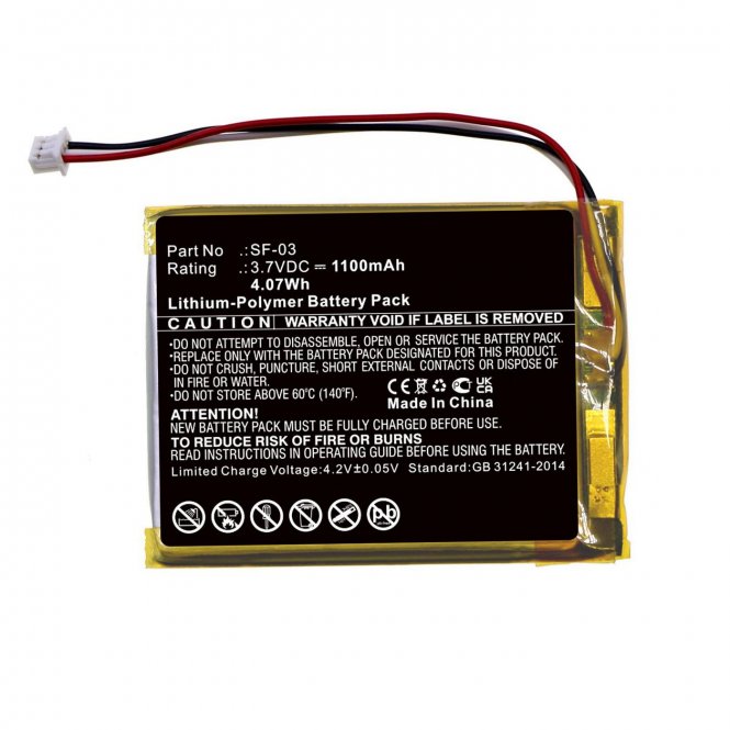CoreParts Battery 4.07Wh Li-Polymer 