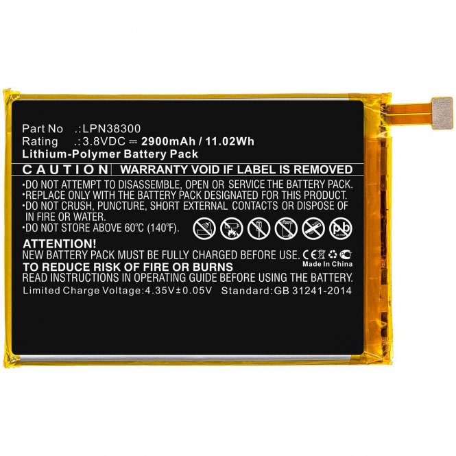 CoreParts Mobile Battery 11.02Wh Li-Pol 