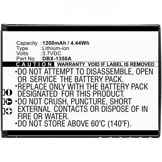 CoreParts Battery 4.44Wh Li-ion 3.7V 