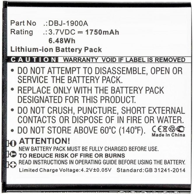 CoreParts Battery 6.48Wh Li-ion 3.7V 