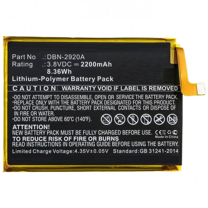 CoreParts Battery 8.36Wh Li-ion 3.8V 