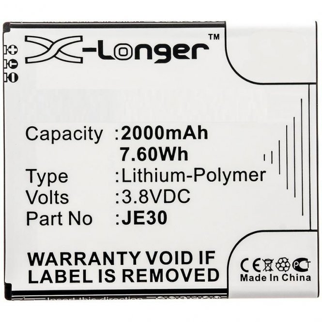 CoreParts Mobile Battery 7.60Wh Li-Pol 