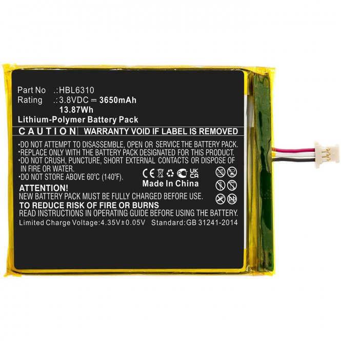 CoreParts Battery 13.87Wh Li-Polymer
