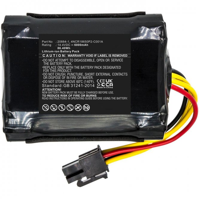 CoreParts Battery 86.40Wh Li-ion 14.4V