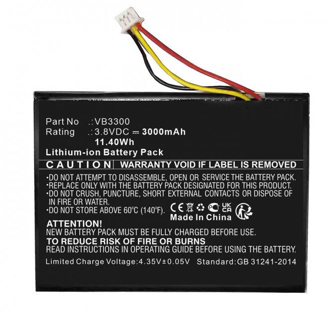 CoreParts Battery 3.8V 3000mAh 11.40Wh - disponible 48 / 72h