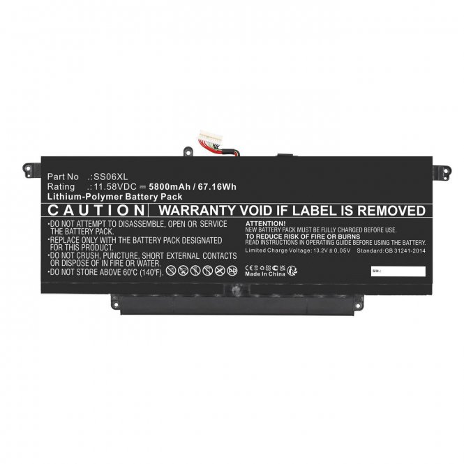 CoreParts Laptop Battery for HP 67.16Wh  - disponible 48 / 72h 